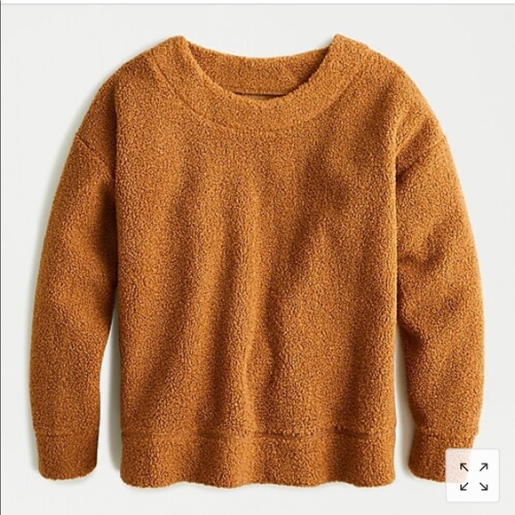 j crew sherpa pullover